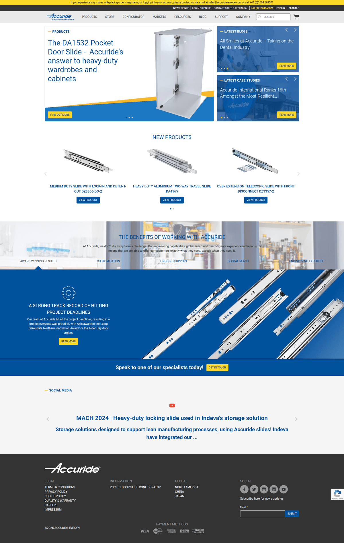 Accuride Europe - B2B Automotive Platform