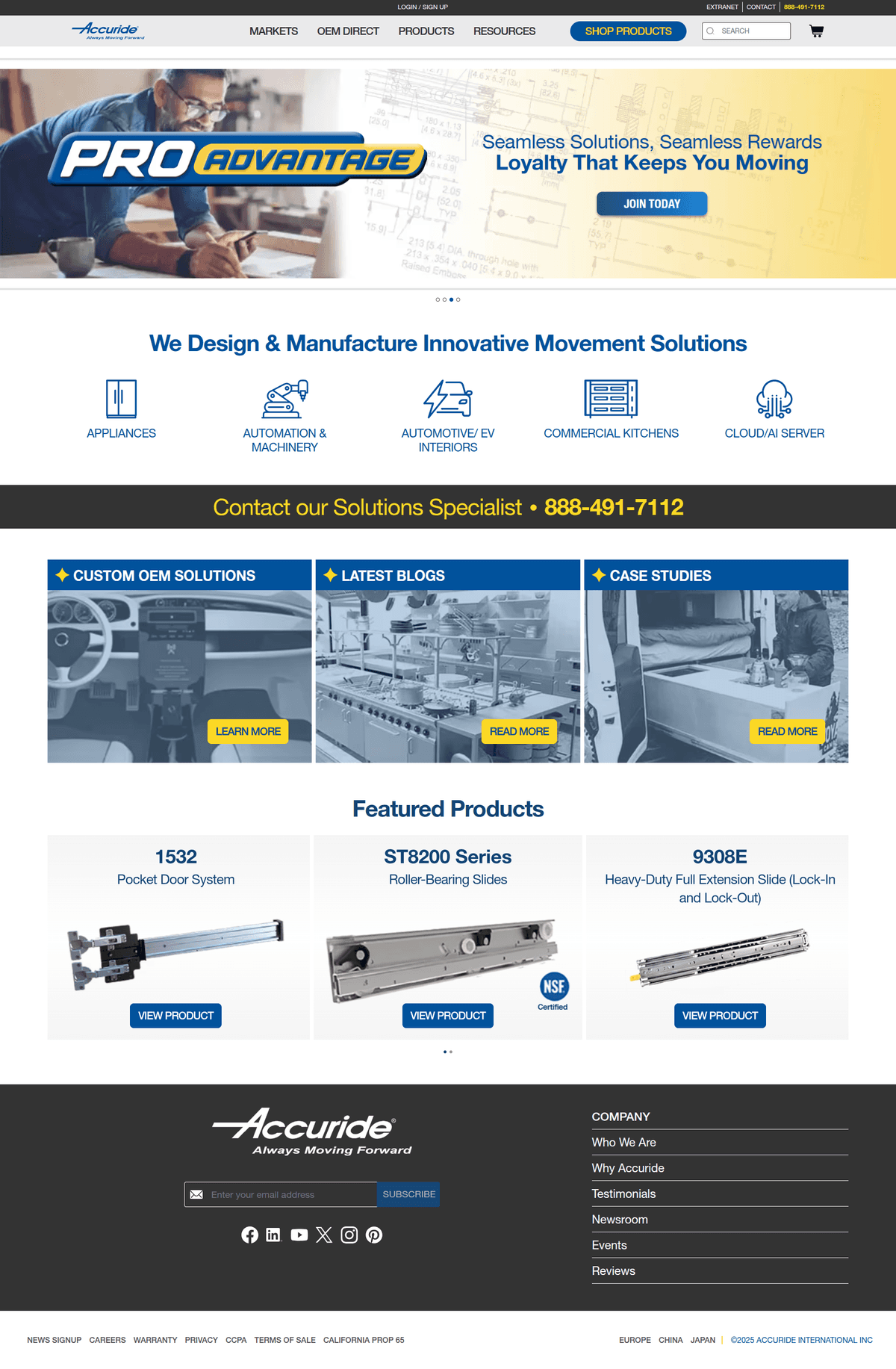 Accuride North Amarica - B2B Automotive Platform